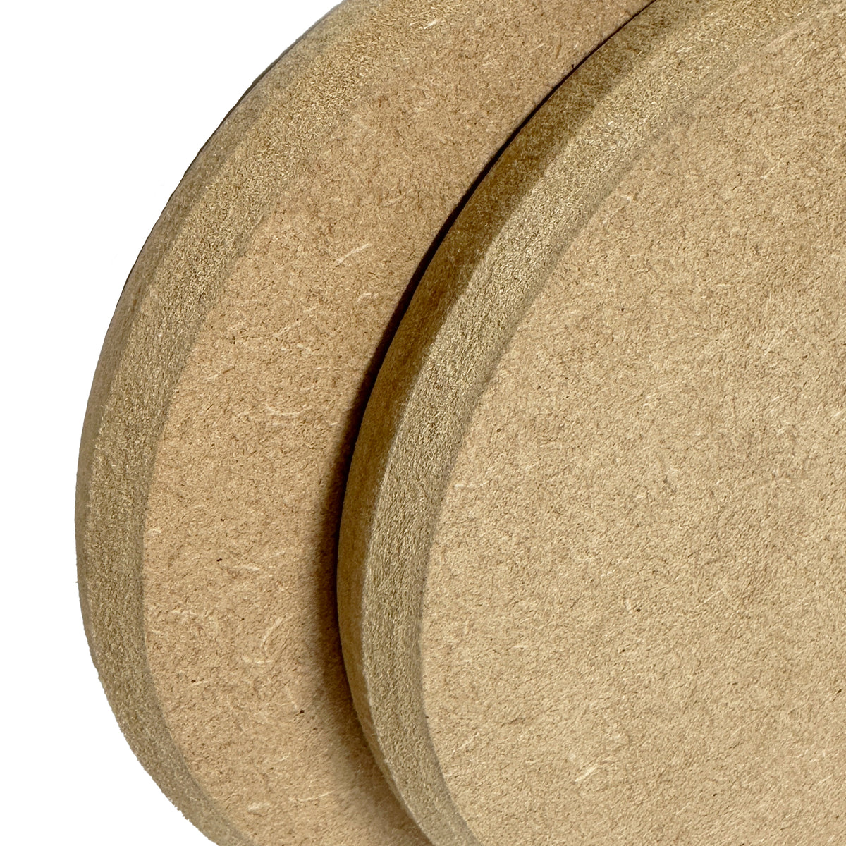 6mm MDF Circle Blanks — 45 Degree Beveled Edge | 10–60cm | MIAMA