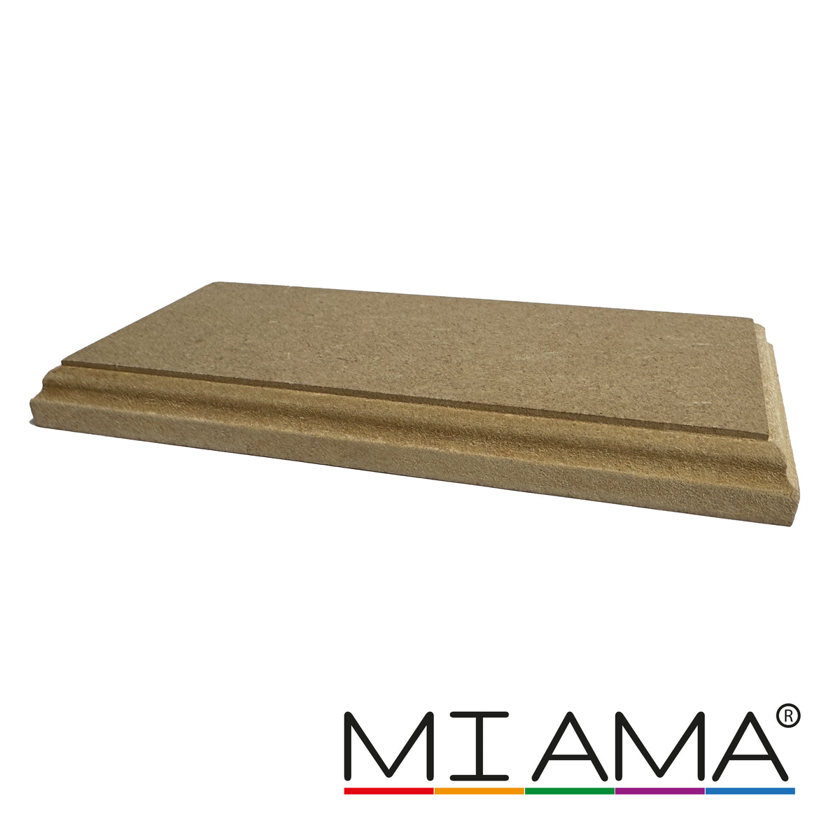 MDF Rectangle Plaque Blanks — 18mm | 7 Edge Types | MIAMA
