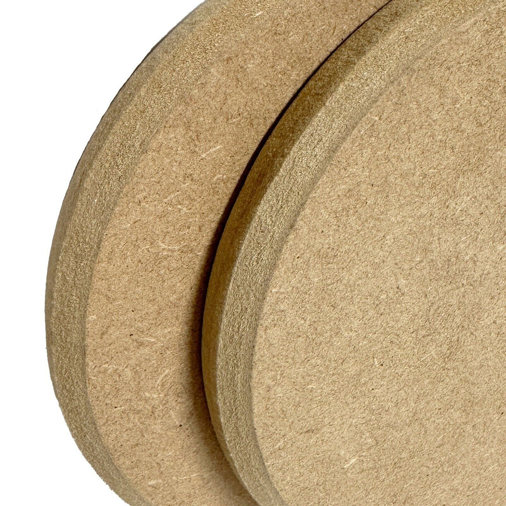 MDF Circle Blank 45° Bevelled Edge Wooden Disc Plaque Craft Shape MIAMA