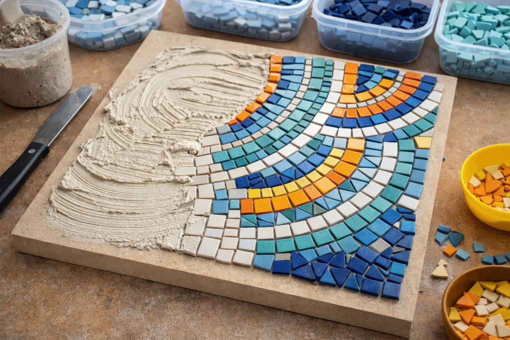 MDF Square Artboard Canvas Hanging Board Painting Resin Mosaic Craft MIAMA