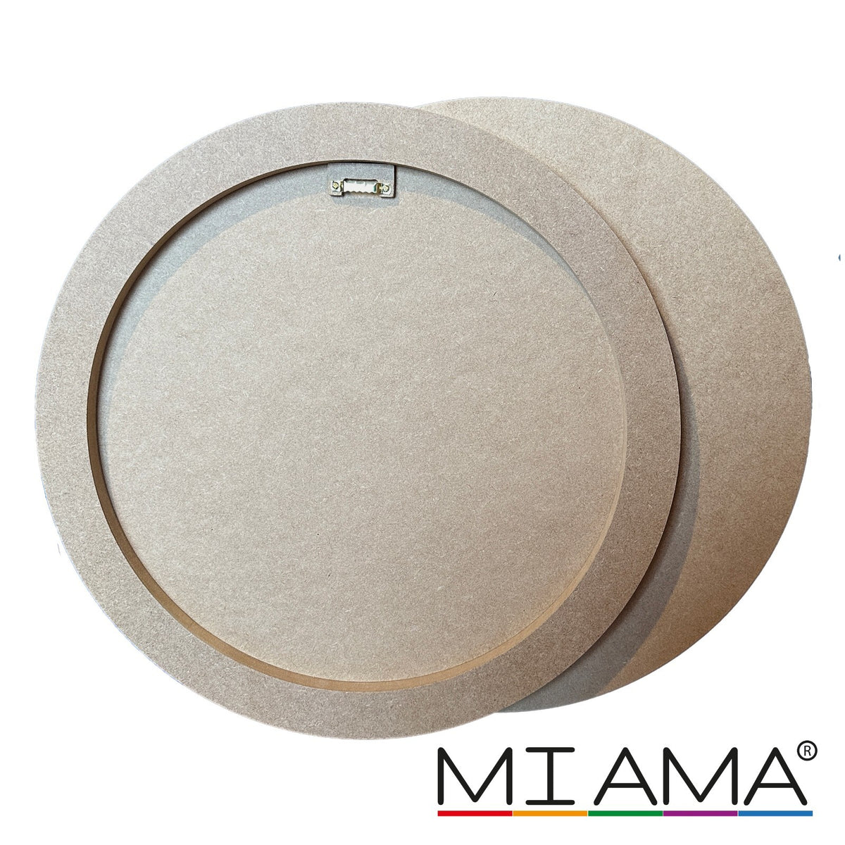MDF Circle Artboard Canvas Hanging Board Painting Resin Mosaic Craft MIAMA