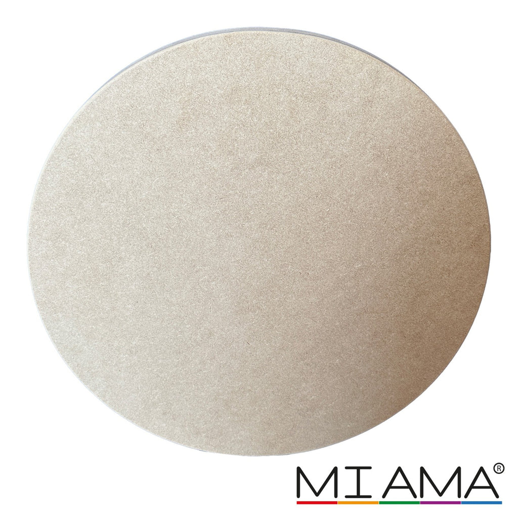 MDF Circle Artboard Canvas Hanging Board Painting Resin Mosaic Craft MIAMA