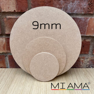 MIAMA 6mm Straight Edge MDF Circle 100 600mm MikeAndMatt