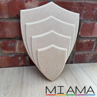 MIAMA 12mm Un-finished MDF Shield Plaque