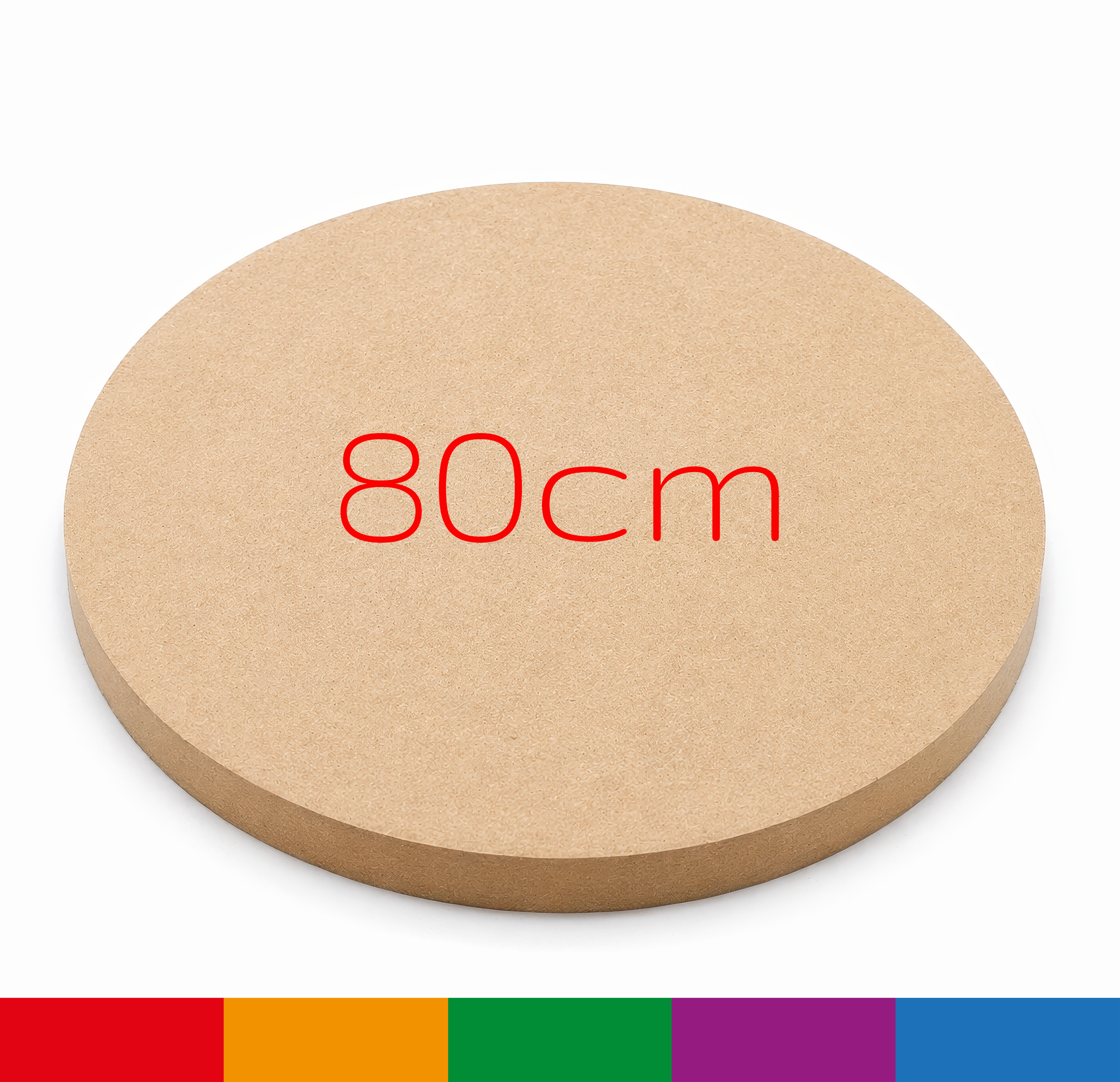80cm MDF Circle Blank 18mm Thick Large Wooden Round Disc Board Craft Shape MIAMA - Image 2